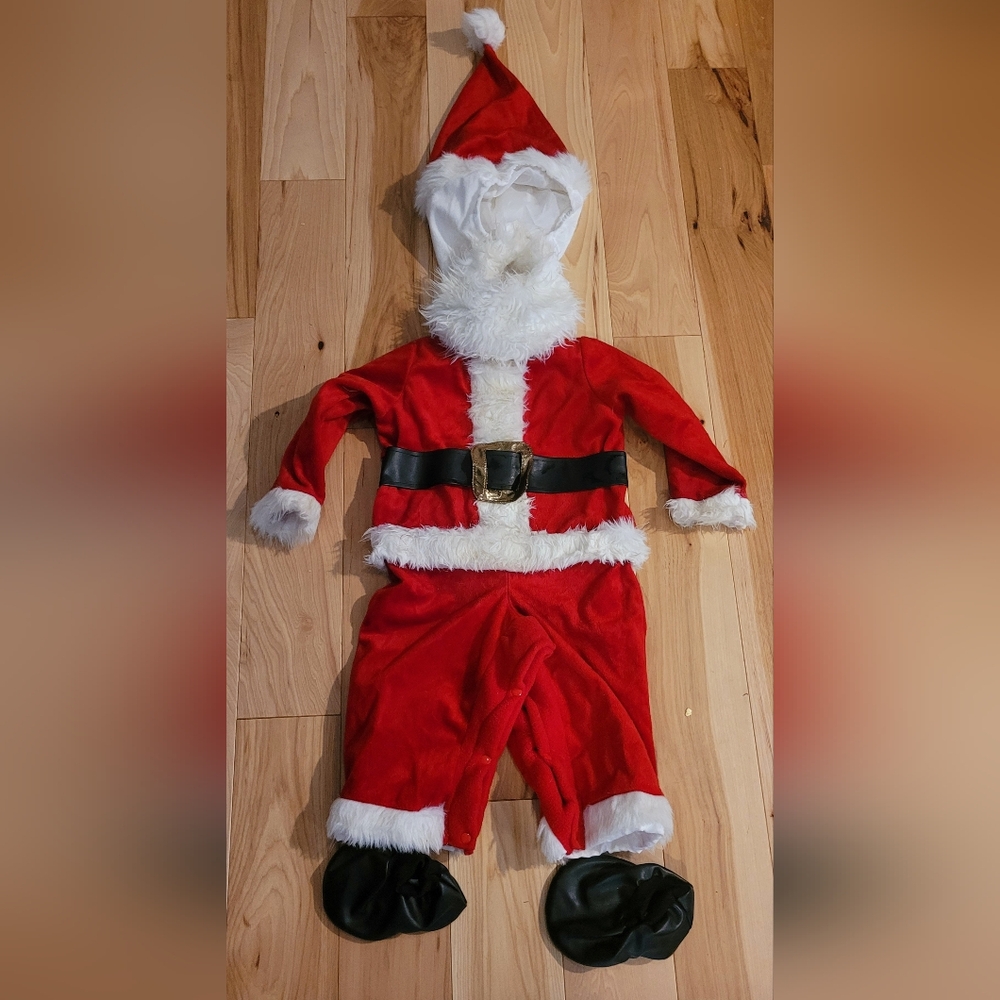 SANTA CLAUS InCharacter Deluxe Costume Toddler 18-24 Months Sz Large CX56005 EUC